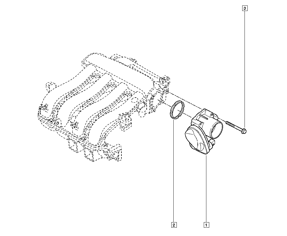 Renault Clio Scenic Throttle Body Gasket