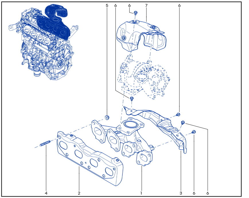 Renault Clio 200 220 Exhaust Manifold Gasket