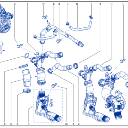 Renault Trafic Coolant Pipe 140559637R