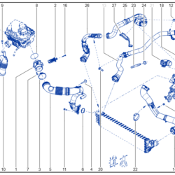 Renault Kadjar Master Trafic Mass Air Flow Sensor 1.5 1.6 2.3 Diesel