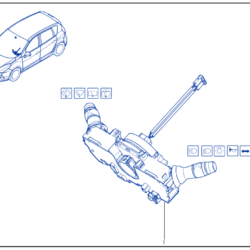 Renault Scenic Combined Stalk Air Bag Clock Spring