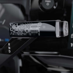 Renault 4 E-Pop Shifter Silver FloweR4