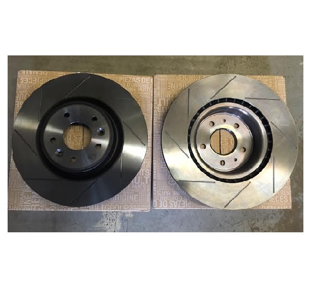 thumbnail image 2 of Kinetix Performance Grooved Brake Discs For Renault Megane RS250, RS265, RS275 – Front & Rear Kit 2 of 6