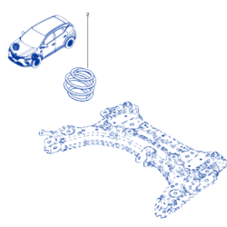 Renault Captur Front Spring