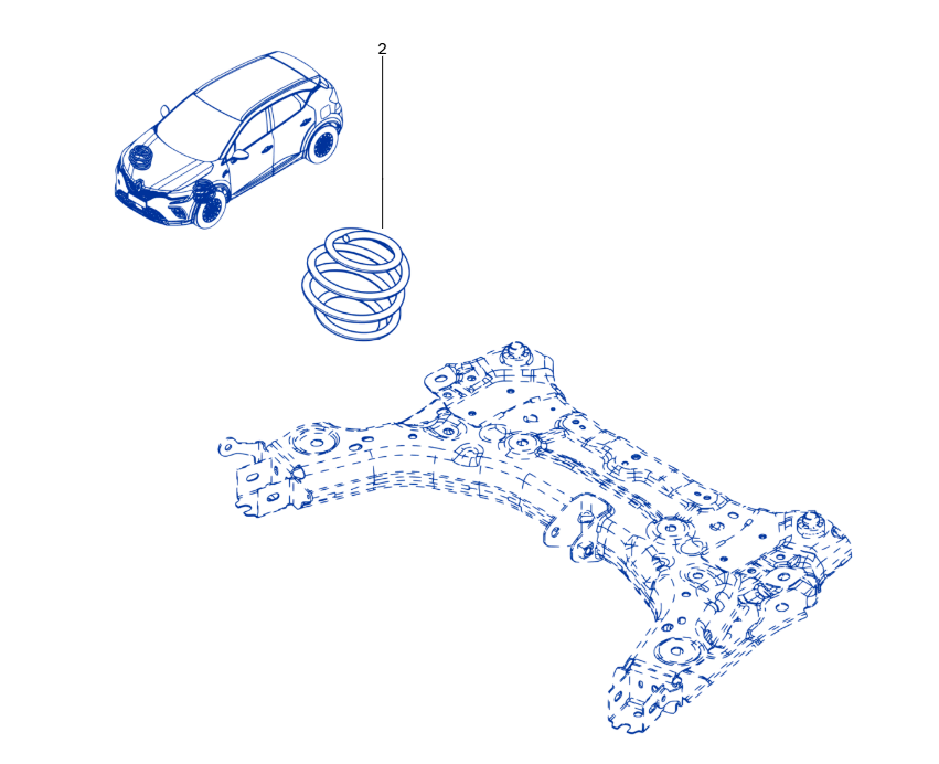 Renault Captur Front Spring