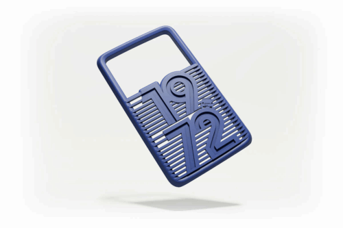 Renault 5 1972 Blue Lid For Large Central Storage