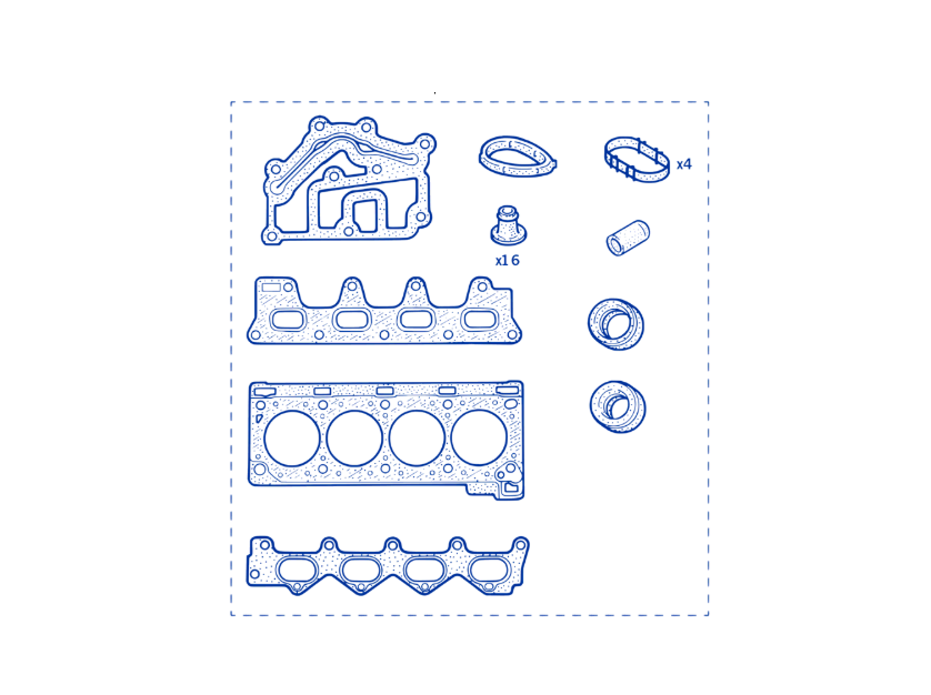 Renault Clio 197 200 Head Gasket Set