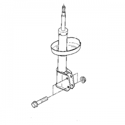 Renault Clio 172 182 Front Shock Absorber Bolt 7703002835 7703034265