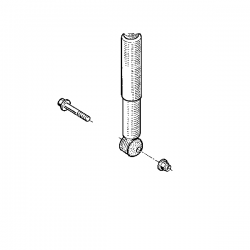 Renault Clio 172 182 Rear Shock Absorber Bolt & Nut