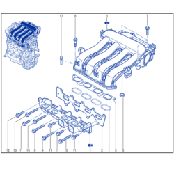 Renault Twingo 133 Inlet Manifold Gasket