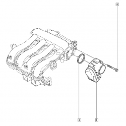 Renault Scenic Throttle Body Gasket MK3 K4M