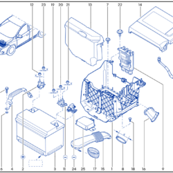 Renault Megane Trafic Negative Battery Terminal