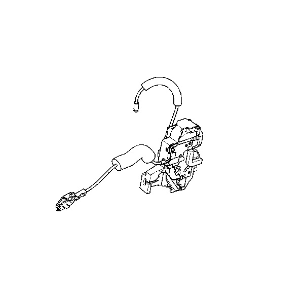 Renault Megane Door Lock Mechanism OSF MK3 805020002R