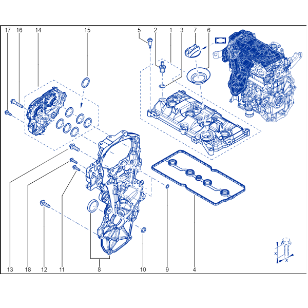 Renault Clio 200 220 PCV Valve Parts